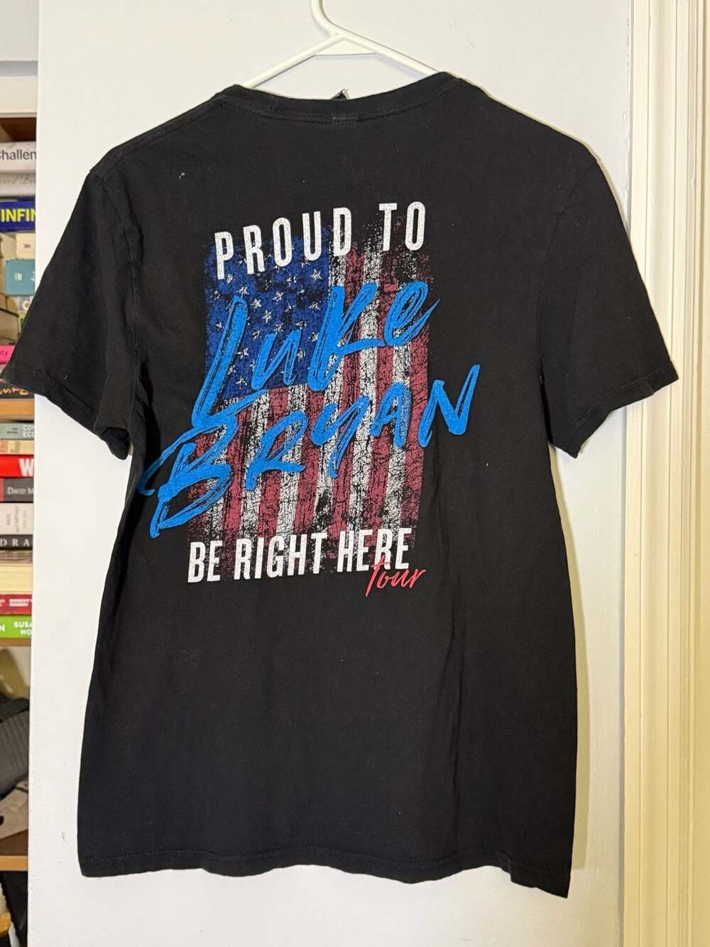 District Luke Bryan Proud To Be Right Here Tour 2021 T-Shirt Size S Black